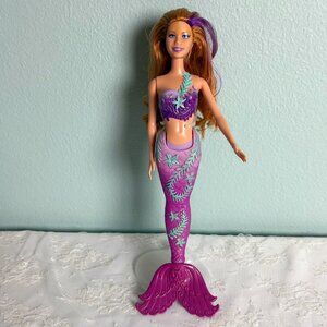 Mattel 2007 Splash & Style Barbie 3573 Red Hair w Purple Streak Blue Eyes